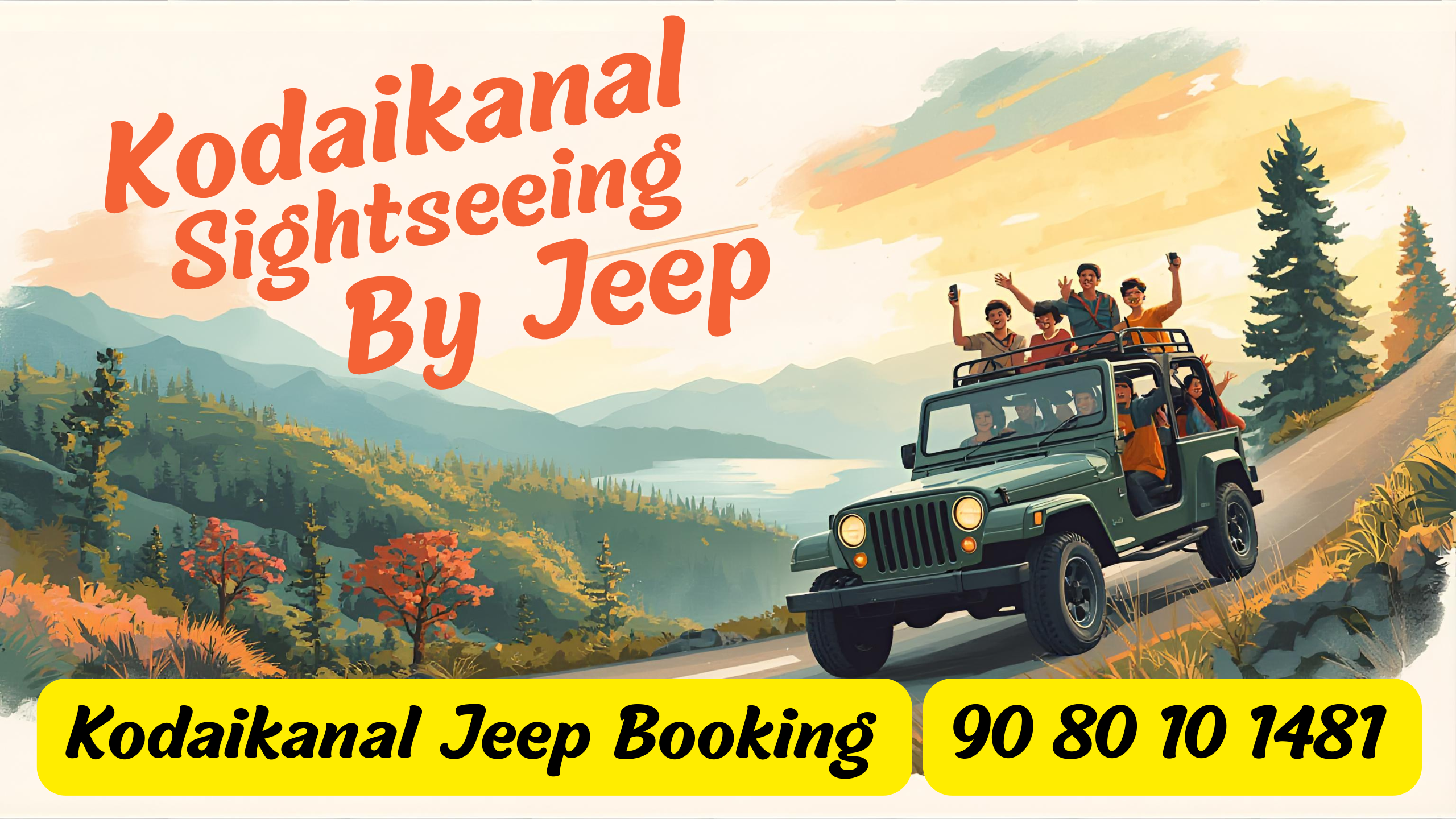 Kodaikanal Jeep rental